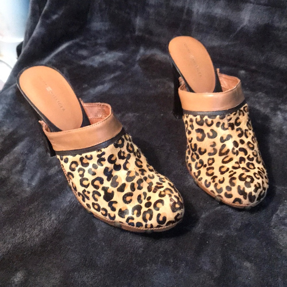 Leopard Print Tommy Hilfiger Clogs